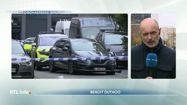 En direct de Schaerbeek, Benoît Duthoo évoque les tirs et la course-poursuite qui ont eu lieu ce matin entre une voiture et la police. Que s'est-il passé ?