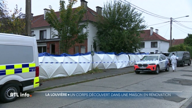 Un squelette humain a été retrouvé à Haine-Saint-Pierre dans une maison en rénovation.
 Selon nos informations, il s'agirait de l'ancien occupant, disparu depuis deux ans.