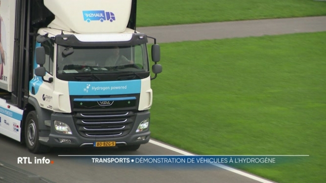 Le circuit de Spa-Francorchamps accueillait aujourd'hui la plus grande démonstration de véhicules lourds fonctionnant à l'hydrogène. Pour les constructeurs, cette technologie représente l'avenir du transport routier. Mais est-ce vraiment le cas ?
