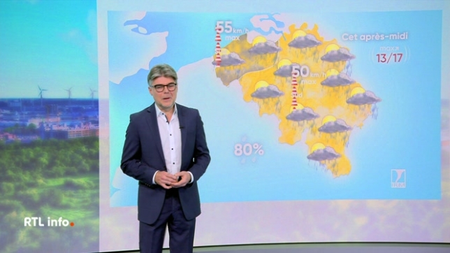 En plateau, Stephan van Bellinghen donne ses prévisions météo pour les prochaines heures et les prochains jours.