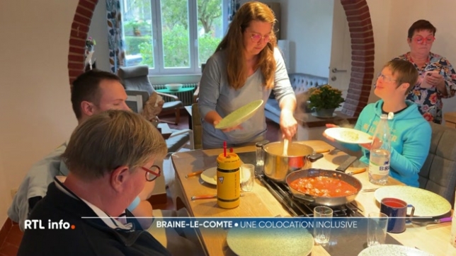 A Braine-le-Comte, une colocation est à disposition de jeunes adultes en situation de handicap léger. Cet espace de partage leur permet d'être plus autonomes. Visite.