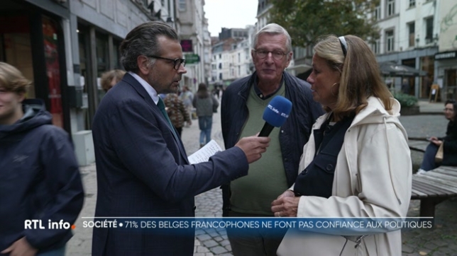 Selon un sondage RTLinfo/Ipsos/Le Soir, la fracture grandit entre le monde politique et les citoyens: 71% des sondés n'ont pas confiance dans la classe politique. Martin Buxant est allé à la rencontre de Belges pour les interroger.