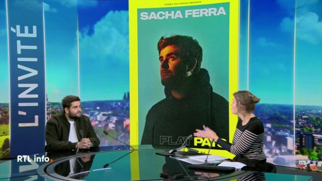 Sacha Ferra vient nous parler de son tout premier one-man-show, intitulé « Plat Pays », un hommage et un clin d’œil à la Belgique.
