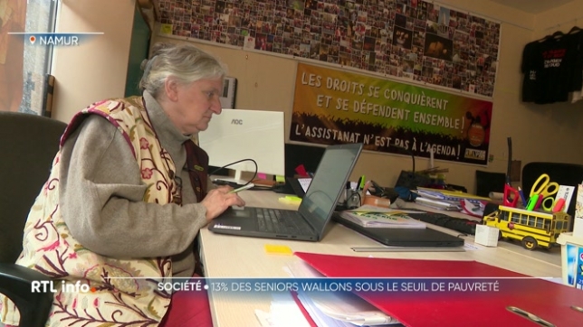 13 % des Wallons de 65 ans et plus vivent sous le seuile de pauvreté, avec des difficutés notamment pour se nourrir. Ce sont les femmes qui vivent seules qui sont le plus touchées.