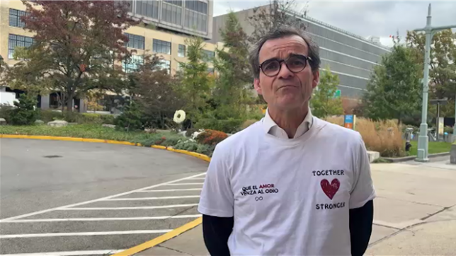 Cela nous permet aussi de garder espoir : Aristide Melissas, victime de l'attentat de New York en 2017, est revenu sur les lieux du drame