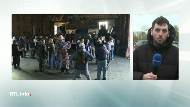 Entre 500 et 1.000 fêtards ont investi le Domaine de Jaurieu, un site abandonné à Arc-Wattripont, vendredi soir. Une plainte sera introduite auprès d'un juge d'instruction a indiqué Jacques Dupire, le bourgmestre de Frasnes-lez-Anvaing. Le point sur place avec Romain Mayez.