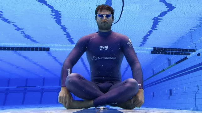Vitomir Maricic dans la piscine de Rijeka