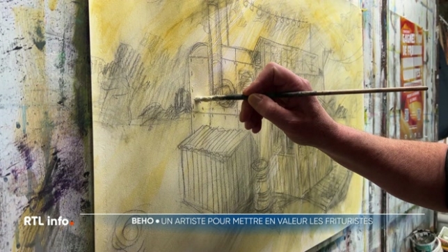 La semaine de la frite a débuté ce 7 novembre. Une initiative de l'APAQ W et des frituristes, pour promouvoir ce pilier de la tradition belge. Un artiste peintre belge a été choisi pour illustrer cette semaine, il s'appelle Eric Legrain. Sa principale inspiration : les baraques à frites.