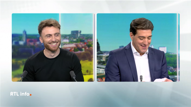 Le mentaliste Charlie Haid était l'invité du RTL info 13h et en a profité pour jouer un tour à Olivier Schoonejans.