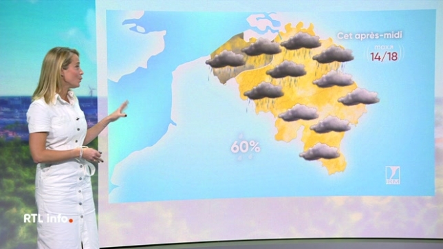 En plateau, Emilie Dupuis donne ses prévisions météo pour les prochaines heures et les prochains jours.