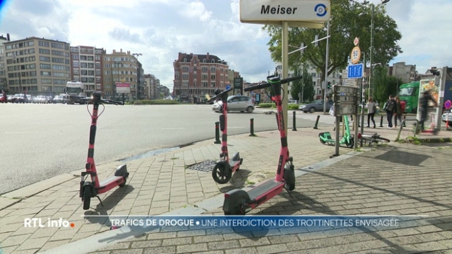 Afin de lutter contre la criminalité et notamment le trafic de drogue, certains bourgmestres de la région bruxelloise envisagent d'interdire l'usage des trottinettes électriques partagées dans leur commune. Ils expliquent cela par l'usage fréquent de ce type de moyen de transport par les délinquants
