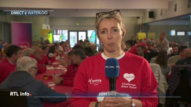 Bérénice nous fait vivre l'ambiance du tournoi de tennis qui a lieu aujourd'hui au profit du Télévie.