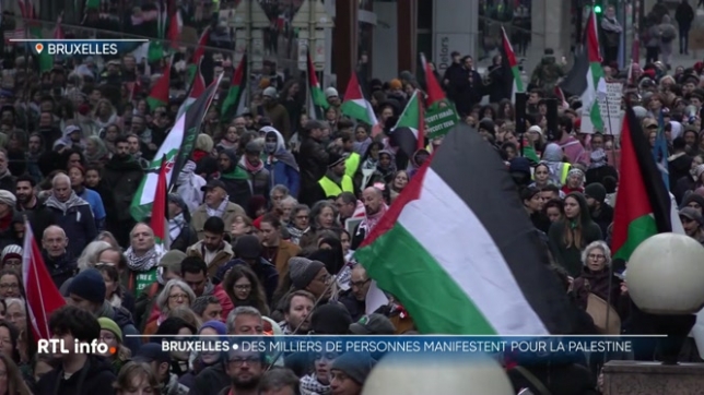 À Bruxelles, une foule nombreuse a défilé pour la Palestine, dénonçant la colonisation et appelant à des sanctions contre Israël, malgré un cessez-le-feu jugé illusoire par les organisateurs. Une mobilisation forte et déterminée.