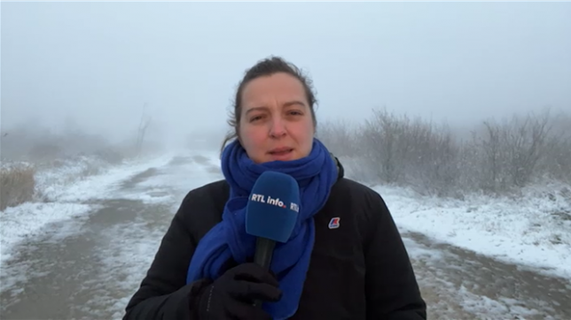 Le signal de Botrange s'est couvert de blanc durant la nuit.