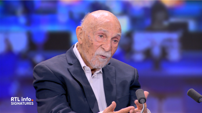 Simon Gronowski, survivant de l'Holocauste, adresse un message aux jeunes.