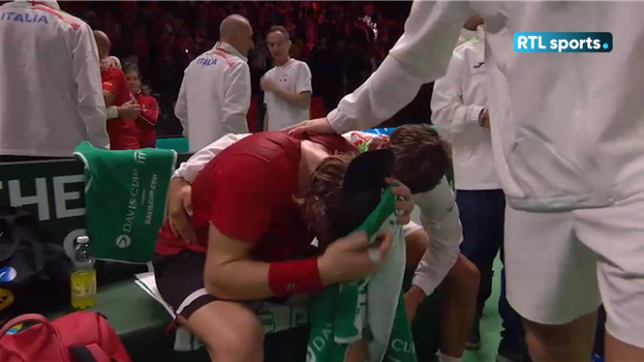 Le tennisman n°1 belge peut être fier de sa prestation. Malgré la défaite de justesse, il a tout donné.