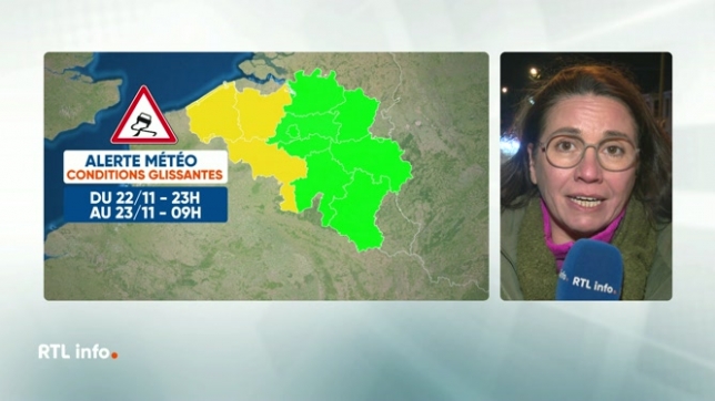 En direct de Charleroi, Aurélie Henneton évoque la nouvelle alerte lancée par l'Institut Royal de Météorologie en raison des basses températures attendues. Elle évoque ensuite les perturbations dans le trafic aérien et le trafic ferroviaire ce matin.