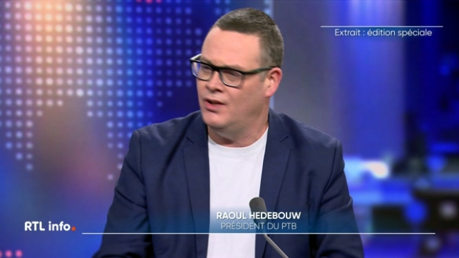 Le président du PTB Raoul Heddebouw est  très critique.