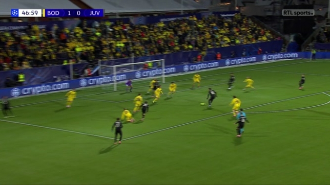 Ligue des Champions : le but de Lois Openda contre Bodo Glimt