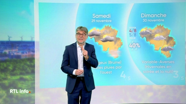 Le temps deviendra plus sec ce jeudi après-midi selon l'IRM. Les températures oscilleront entre 1°C en Hautes-Fagnes et 10°C à la Côte. Le vent sera modéré de secteur sud-sud-ouest. Le soir et la nuit, le ciel restera très nuageux, avec ici et là un peu de pluie.