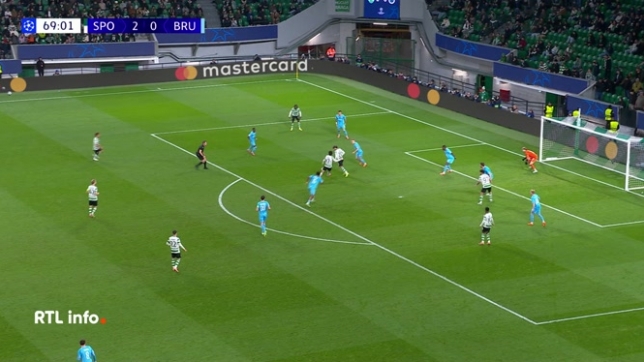 Les joueurs de la Venise du Nord n'ont guère fait le poids hier soir à Lisbonne où ils ont été défaits par 3 buts à zéro. Les chances de voir le FC Bruges disputer les barrages s'éloignent, d'autant qu'il affrontera Arsenal, auteur d'un 15 sur 15, lors de la prochaine journée.