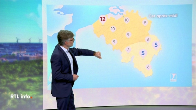 Pour cette fin de semaine, Stephan van Bellinghen annonce une zone de pluie qui va traverser notre pays.