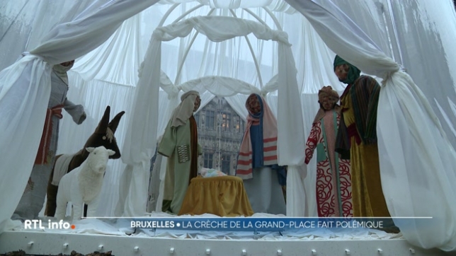 Les Plaisirs d'Hiver sont inaugurés aujourd'hui à Bruxelles, et la crèche de Noël dévoilée ce soir sur la Grand'Place crée déjà la polémique. Les personnages sans visage de cette crèche originale suscitent beaucoup de réactions.