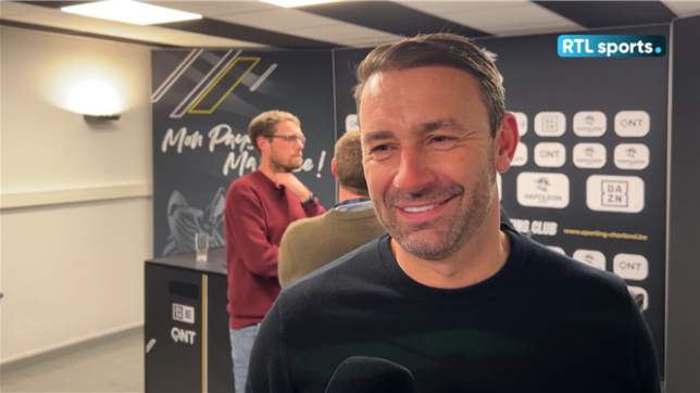 Interview de l'entraineur de La Louvière, originaire de Charleroi.