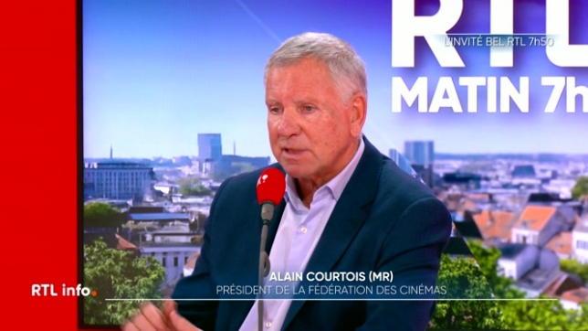 Les cinémas dénoncent l'augmentation de la TVA sur les biens culturels et notamment le prix des places dans les salles. Elle devrait passer de 6 à 12 %. Alain Courtois, ancien mandataire MR, dénonce la décision prise notamment par son propre parti.