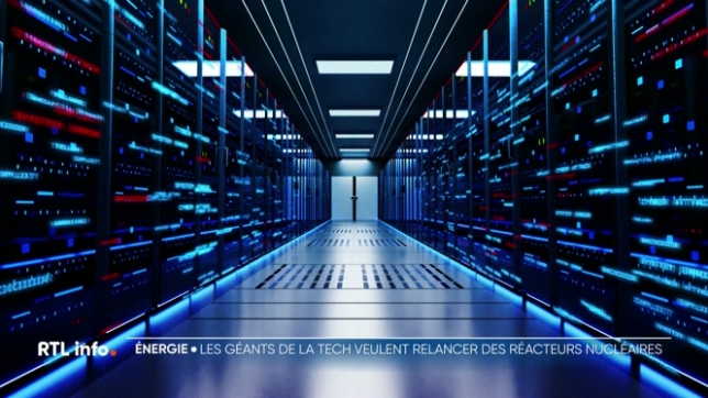 Aux Etats-Unis, des réacteurs qui étaient à l'arrêt ont été réactivés par des multinationales des sociétés comme Google et Microsoft qui disent en avoir besoin pour alimenter leurs serveurs devenus très énergivores, surtout avec le développement de l'intelligence artificielle.