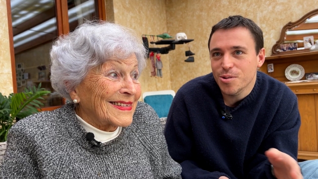 Henriette et son petit-fils, François