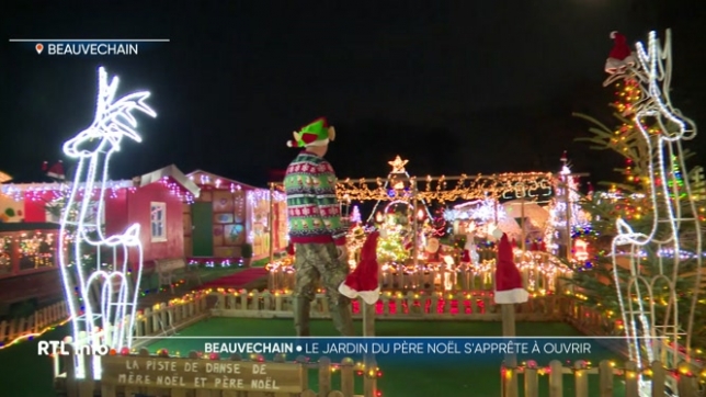 À un peu plus de trois semaines de Noël, Serge, habitant de Beauvechain, a officiellement inauguré son village du Père Noël. Passionné par les décorations de Noël, il a passé plusieurs semaines à préparer ses illuminations. Une tradition annuelle qu'il perpétue depuis des années.