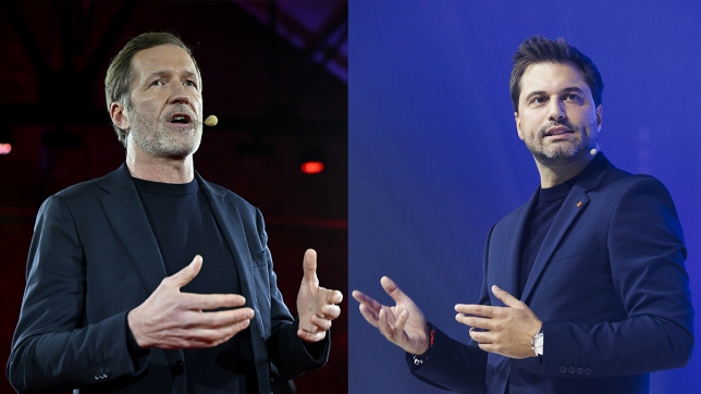 Paul Magnette, président du PS et Georges-Louis Bouchez, président du MR