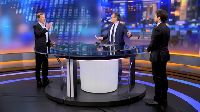 Paul Magnette, président du PS, face à Georges-Louis Bouchez, président du MR