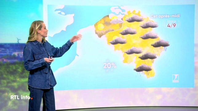 En plateau, Emilie Dupuis donne ses prévisions météo pour les prochaines heures et les prochains jours.