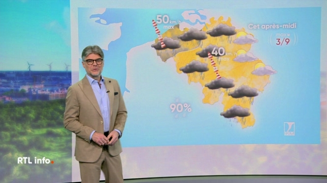 En plateau, Stephan van Bellinghen donne ses prévisions météo pour les prochaines heures et les prochains jours.