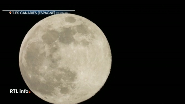 Cette Super Lune était la deuxième de l'année 2025. Elle était visible de Belgique, mais avec un peu moins d'intensité. Ces images ont été filmées la nuit dernière dans l'archipel espagnol des Canaries.