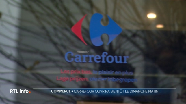 C'est une petite révolution qui s'annonce pour les magasins Carrefour. Il vont ouvrir tous les dimanches à partir de la mi-janvier. Les syndicats ont accepté la proposition de la direction, en échange de certains avantages, pour une question de survie économique.