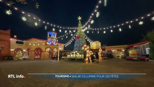 Pour la 3ème année consécutive, Walibi ouvre ses portes pendant les fêtes de fin d'année. Une saison particulière pour le parc d'attraction. Sapin, guirlandes, son et lumière, c'est l'ensemble du site qui passe en mode Noël. Un vrai défi technique aussi pour le personnel du parc.