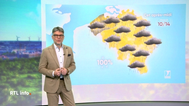 Stephan van Bellinghen annonce les prévisions pour les prochaines heures et les prochains jours.