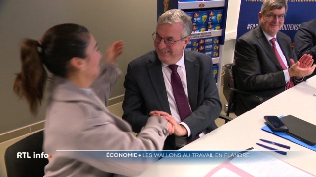 Un nouvel accord entre les régions flamande et wallonne va faciliter les échanges. Les demandeurs d'emploi wallons n'osent pas toujours franchir la frontière linguistique. Exemple aux usines Soubry à Roulers.