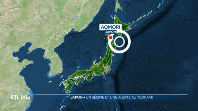 Un séisme de 7,6 Richter au nord du Japon fait craindre des vagues pouvant atteindre 3 mètres de haut. Plusieurs personnes ont été blessées lors du tremblement de terre.