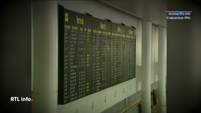 En 1994, le nouveau terminal de l'aéroport de Bruxelles national venait d'ouvrir ses portes. Un espace flambant neuf il y a 31 ans.