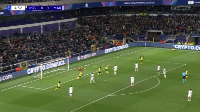 Ligue des Champions : le premier but de l'Union contre Marseille