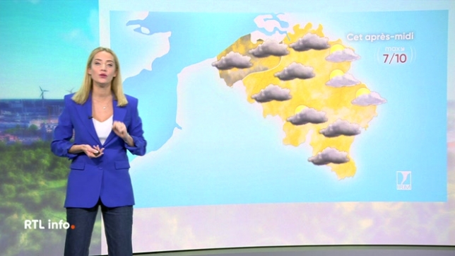 Le ciel sera généralement très nuageux ce mercredi, selon les prévisions de l'IRM. Dans l'ouest, des éclaircies apparaîtront progressivement au cours de l'après-midi. Dans le sud-est, quelques faibles pluies seront encore possibles. Il fera doux, avec des températures omprises entre 9 et 14 °C.