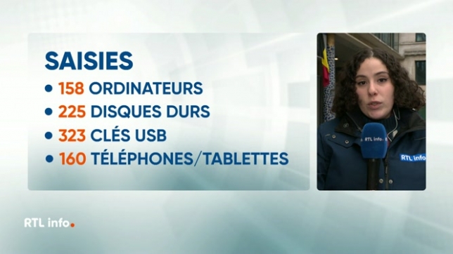 Une vague de perquisitions s'est déroulée à Bruxelles dans le cadre d'une cinquantaine de dossiers de détention et de partages d'images à caractère pédopornographique. L'opération a conduit à 4 arrestations et à la saisie de 158 ordinateurs. Le point avec Sara Salamone.