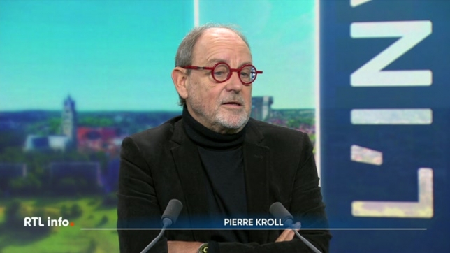 Invité du RTL info 13h., le dessinateur de presse Pierre Kroll présente son recueil annuel. Intitulé Dans quel monde on rit, l'album revient sur les événements marquants de l'année, depuis la venue du pape François en Belgique en septembre 2024.