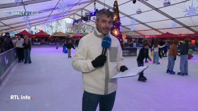 En direct du marché de Noël de Liège, Samuel Ledoux évoque le succès des marchés de Noël alors que les températures sont plutôt automnales. Ce rendez-vous incontournable de la fin de l'année s'adapte aux conditions météo.