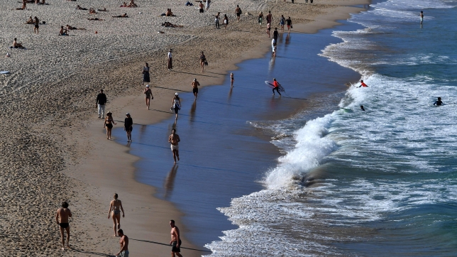La célèbre plage de Bondi Beach à Sydney en 2021.