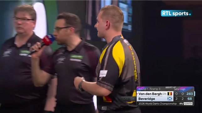 Mondiaux de Darts : Dimitri van den Bergh quitte le tournoi dès le 1er tour